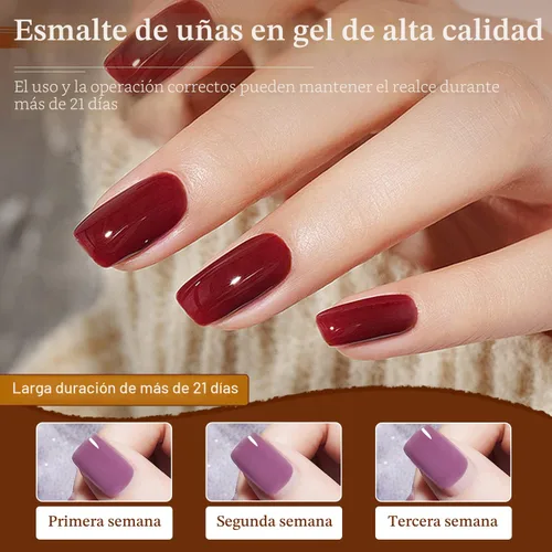Vista 6 de JODSONE - Juego de 100 esmaltes de uñas de gel (5 ml cada uno) con capa base que no se limpia, capa de base que se borra y capa superior mate