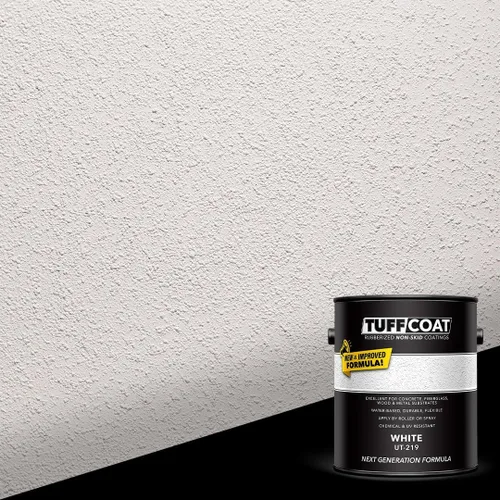 Vista 4 de TUFF Coat UT-100 revestimiento antiderrapante, 1 galón Blanco