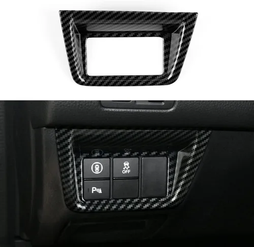 Vista 20 de Calcomanías de ventilación de salida de CA para Honda Accord 2018-2022, accesorios de 10ª generación, calcomanías de fibra de carbono ABS