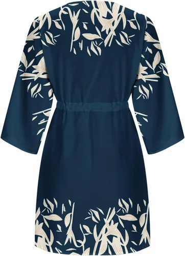 Vista 4 de FQZWONG Ropa de resort para mujer, vestido hawaiano con vuelo, elegante, para fiesta, bohemio, sexy, playa, vacaciones