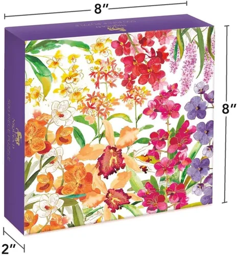 Vista 4 de NIQUEA.D, Rompecabezas de orquídeas exóticas