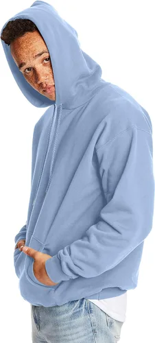 Vista 4 de Hanes Sudadera con capucha de forro polar pesado para hombre, sudadera de algodón para hombre