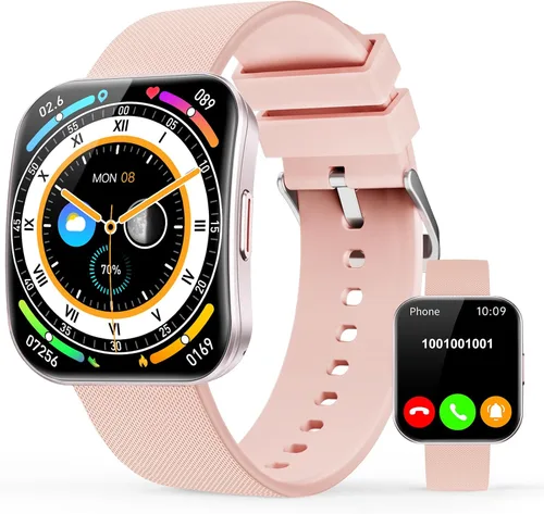 Vista 10 de Smart Watch for Men Women, Bluetooth Calls, AI Dial,AI Q&A,1.85" HD AMOLED Curved Display Fitness Watch with Heart Rate/SpO2/Stress Monitor