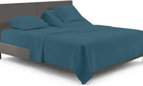 Vista 16 de SGI bedding Juego de sábanas de microfibra ajustable de 28 pulgadas con parte superior flexible de cabeza dividida, ultra suave, refrescante