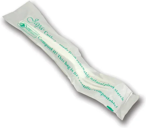 Vista 13 de Jaya Cubiertos 100% compostables de 6.5 pulgadas, tenedor, negro, caja de 1000