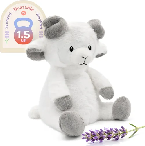 Vista 15 de IKASA Animal de peluche de pingüino para microondas, almohadilla térmica para mayor comodidad y calidez, calentable y refrigerable de 1.5 libras