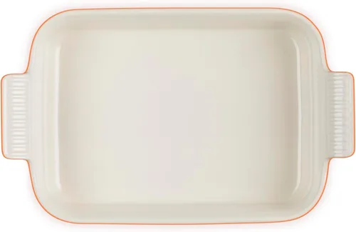 Vista 3 de Fuente de cerámica para el horno, colección Heritage de Le Creuset, Cereza