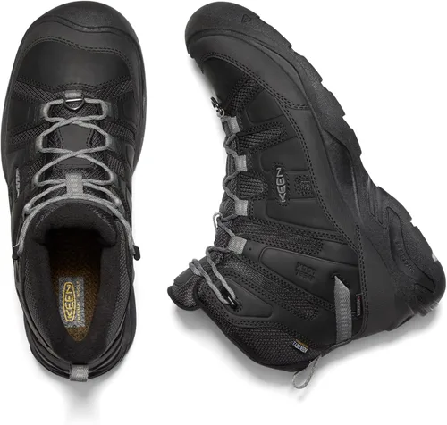 Vista 4 de KEEN Circadia Mid Polar Negro/Gris (Black/Steel Grey)