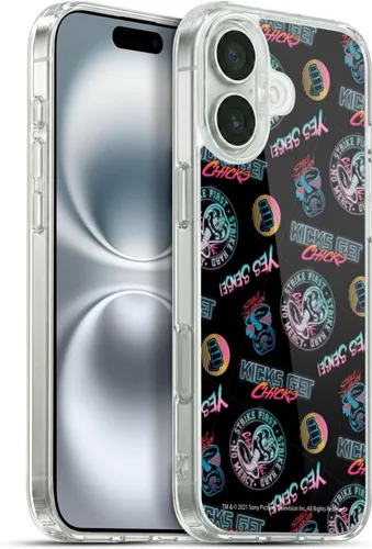 Vista 114 de Head Case Designs Funda de gel suave con licencia oficial de Cobra Kai Eagle Fang Logo Key Art compatible con Apple iPhone 7 Plus/iPhone 8 Plus