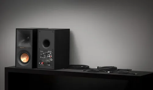 Vista 7 de Klipsch Reference R-40PM - Bocinas de estantería con alimentación - Bocina Tractrix de 90 grados x 90 grados - Suspensión de viaje lineal - Aspecto