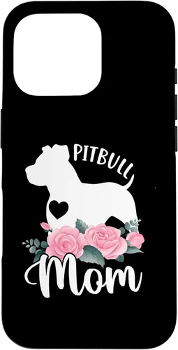 Vista 20 de Pitbull Mom Pitbulls Dog Cooler Saying Case for iPhone 17