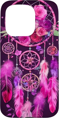 Vista 14 de Feather and Flower Dream Catcher Designed Case for iPhone 17