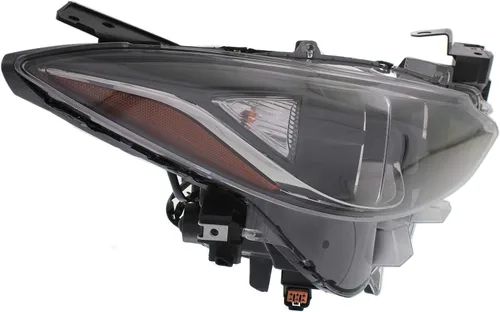Vista 3 de Evan Fischer Faro compatible con MAZDA 3 14-16 RH Montaje del lado del pasajero Halógeno Hatchback/Sedan - CAPA