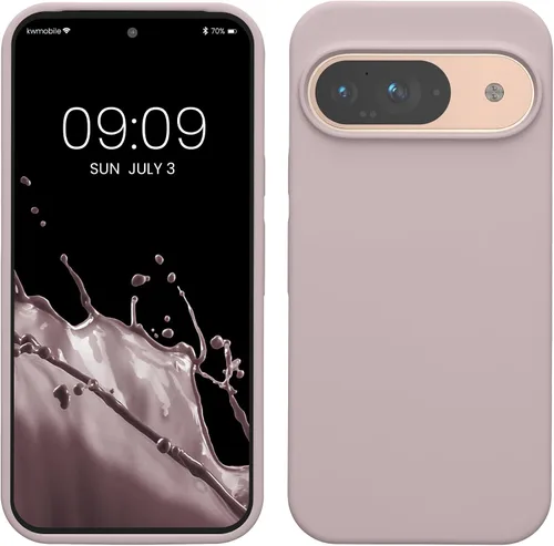 Vista 190 de kwmobile Funda Compatible con Google Pixel 6 Pro - Funda de Teléfono de Silicona TPU con Acabado Suave - Azul Caribe