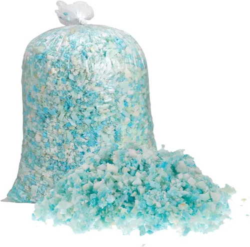 Vista 8 de uxcell Relleno de espuma viscoelástica triturada, espuma de relleno de puf de 5 libras para sillas de puf, cojines, sofás, almohadas y más