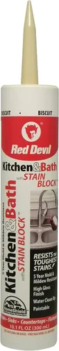 Vista 8 de Red Devil 075522 Sellador de bloque de manchas de cocina y baño, paquete de 1, galletas