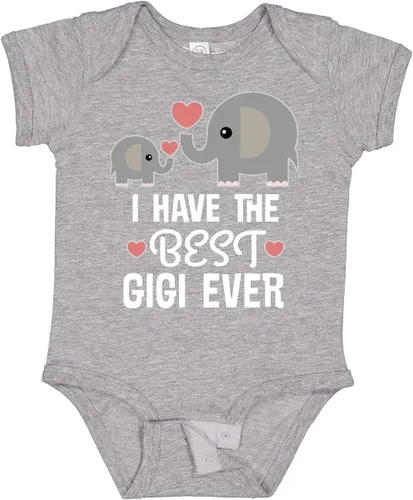 Vista 24 de inktastic Best Gigi Grandma Ever Grandchild Baby Bodysuit 0040 Negro