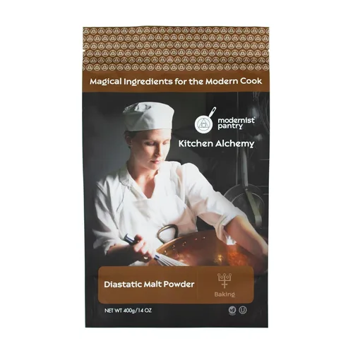 Vista 7 de Polvo de malta de cebada diastásica, vegano, certificado OU Kosher - 50 g/2 oz