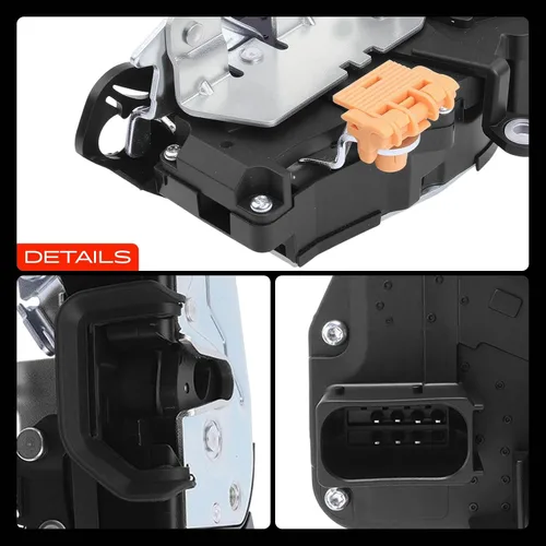 Vista 9 de A-Premium Actuador de cerradura de puerta compatible con Cadillac CTS 2009-2014, para modelo sin entrada pasiva, conector de 7 pines