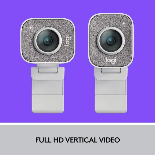 Vista 4 de Logitech StreamCam - Blanco - Cámara web de transmisión HD 1080P 60fps (renovada)