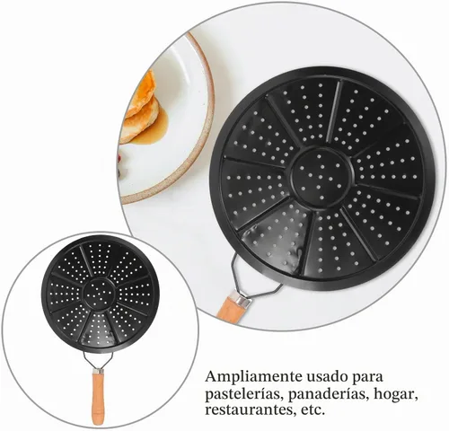 Vista 6 de Yardwe Paquete de 2 almohadillas aislantes resistentes al calor de 14.56 x 8.66 pulgadas, mango de madera, protección térmica para encimeras