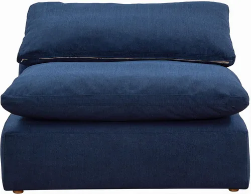 Vista 3 de Sunset Trading Cloud Puff Seccional, Configurable, Azul Marino
