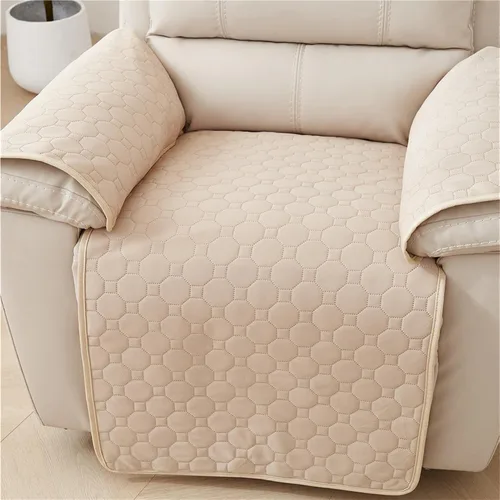 Vista 2 de Funda reclinable resistente al agua, protector de sofá para mascotas, fundas antideslizantes para sillas reclinables, fundas acolchadas gruesas