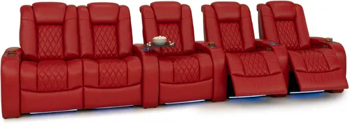 Vista 93 de Seatcraft Asientos de cine en casa Virtuoso LT Tawny Single reclinable Leonado