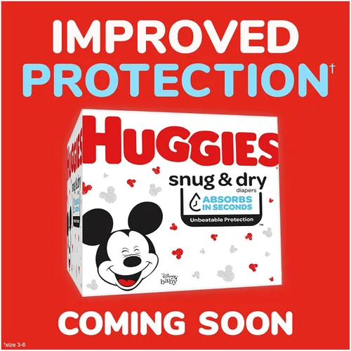 Vista 2 de Huggies Snug & Dry Pañales para bebé, talla 4, 148
