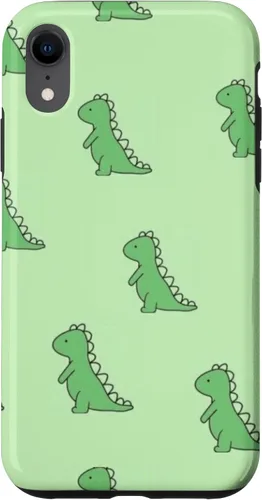 Vista 25 de Lindo dinosaurio verde bebé Dino TRex en verde para mujeres y niñas caso para iPhone 17