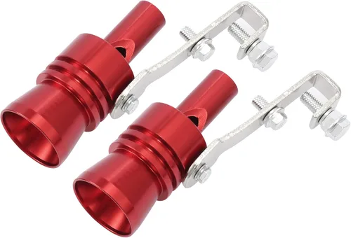 Vista 11 de X AUTOHAUX 2 unids XL tamaño coche Turbo silbato aleación de aluminio universal Turbo sonido escape silenciador tubo silbato coche rugido