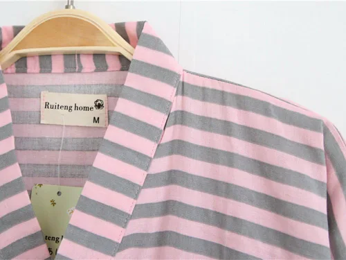 Vista 4 de Bata tipo kimono para hombres y mujeres, bata de dormir, camisón unisex