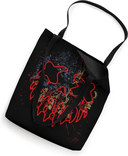 Vista 2 de Máscara de terror, fiesta de Halloween con purga, máscara de miedo, bolsa de mano