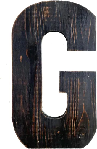 Vista 22 de Arte de pared con letras grandes para sala de estar, baño, dormitorio y decoración del hogar, letras rústicas de casa de campo para apellidos