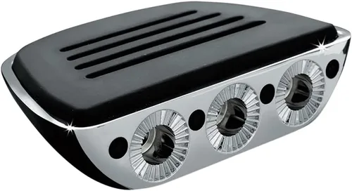 Vista 3 de Kuryakyn 7578 Componente de control de pie de motocicleta: Mini tablas de suelo premium con adaptadores de montaje macho, negro brillante, 1 par