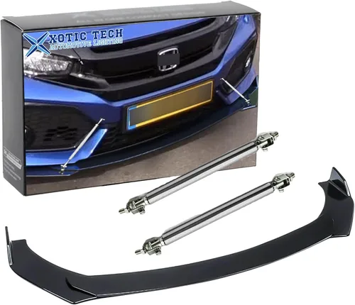 Vista 17 de x xotic tech Labio Universal para Parachoques Delantero Alerón de Barbilla Divisor Difusor Protector de Ala Moldura Kit de Carrocería de Coche