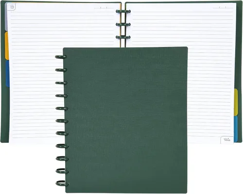 Vista 25 de Talia - Cuadernos de notas con tapas, planificador, personalizables, (Rosa de los 90, Junior (5.5 pulgadas x 8.5 pulgadas))