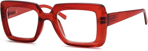 Vista 12 de Eyekepper Gafas de lectura cuadradas para mujer con marco grande