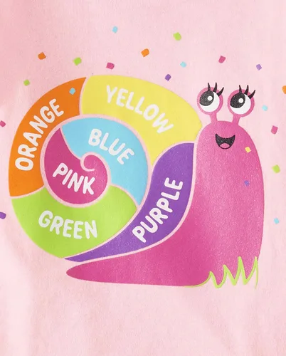 Vista 5 de The Children's Place baby girls Education Graphic Tee