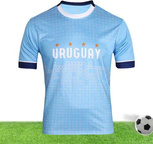Vista 6 de Soccer s for Men, Soccer Athletic Sports Unisex, T-Shirt Tops with Country's English Name, for Football Fans, Breathable and