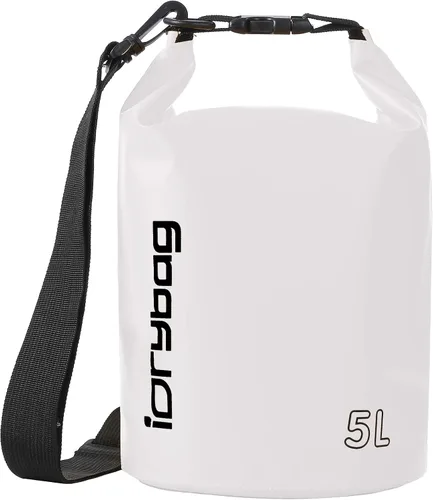 Vista 10 de IDRYBAG Bolsa seca para kayak impermeable 2L/5L/10L/15L/20L, pequeña bolsa impermeable para navegación