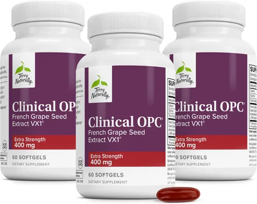 Vista 8 de Terry Naturally Clinical OPC Extra Strength - Apoyo a la salud cardiovascular y la concentración - Suplemento con extracto de semilla de uva