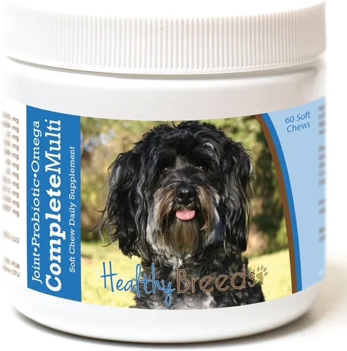 Vista 22 de Healthy Breeds Affenpinscher todo en uno multivitamínico suave masticable 60