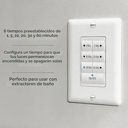 Vista 5 de Maxxima Interruptor temporizador de cuenta regresiva de 1875 vatios y 7