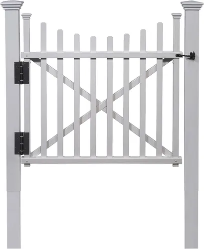 Vista 5 de Zippity Outdoor Products ZP19060 - Kit de vinilo Keswick No-Dig, paquete de 2 (44 pulgadas de alto x 42 pulgadas de ancho) pantalla de privacidad