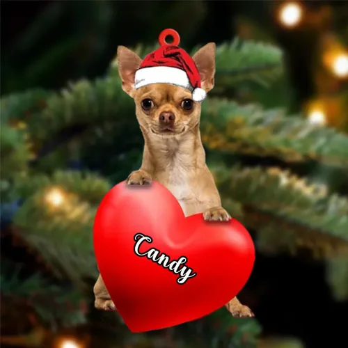 Vista 96 de Adornos de Navidad personalizados para perros, nombre personalizado, adorno de Malamute de Alaska, adornos acrílicos, regalos de Navidad, amantes