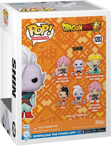 Vista 3 de Funko Pop Animation: Dragon Ball Super - Shin - Figura de vinilo coleccionable - Idea de regalo - Producto oficial - Juguetes para niños y adultos