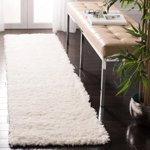 Vista 24 de SAFAVIEH Madrid Shag Collection - Alfombra decorativa, 4 x 6 pies, diseño liso, no desprende pelusa y de fácil cuidado, 1.6 pulgadas de grosor