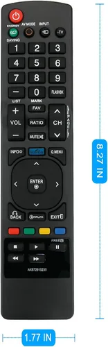 Vista 6 de AKB72915235 Reemplazo de control remoto para LG Plasma TV 42PT200 42PT250U 42PT330 42PT350 50PV430 50PV450 50PV450C 50PV550U 60PV250 60PV450 42PJ335