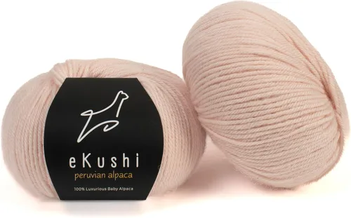 Vista 10 de 100% Hilo de Alpaca Baby para Tejer y Ganchillo - 1 Cono de Hilo Premium DK - Ligero, Hipoalergénico y Térmico Hecho en Perú - Ideal para Proyectos